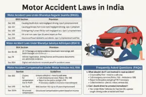 Motor Accident Lawyers / Advocates in Delhi 1 Motor Accident Laws Under Bharatiya Nyaya Sanhita (BNS), 2023
